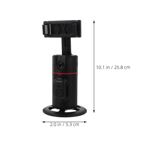 Black ABS Desktop Phone Gimbal Auto Face Track Selfie Stabilizer 2
