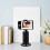 Black ABS Desktop Phone Gimbal Auto Face Track Selfie Stabilizer 6