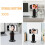 Black ABS Desktop Phone Gimbal Auto Face Track Selfie Stabilizer 9