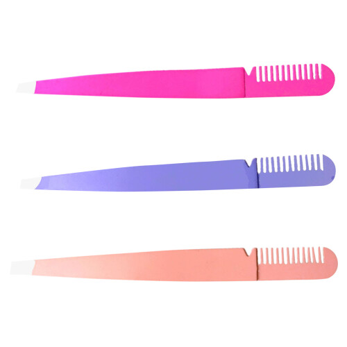 12Pièces Pinces À Sourcils Acier Inoxydable Usage 2