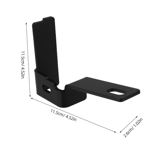1Paire Support Lampes Noir En Fer Durable Pour De 2