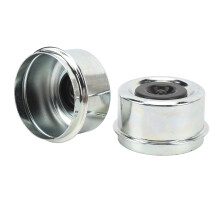 Capuchon de protection en acier galvanisé de 2,44 pouces de diamètre extérieur pour essieu de remorque – adaptée aux roues de remorques de