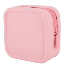Wasserdichte EVA Kosmetiktasche 13x13x7cm Pink Stilvoller Reisezubehör für Make-up Storage