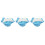 3Stk Baby Schwimmwindeln Wiederverwendbar Polyester Himmelblau 10