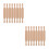 16Pcs Baking Roller Set Child Friendly Small Wooden Rolling Pins 8
