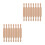 16Pcs Baking Roller Set Child Friendly Small Wooden Rolling Pins 9