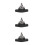 3Pièces Bloc De Distribution Puissance Noir Compact Pour Bateaux 3