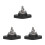 3Pièces Bloc De Distribution Puissance Noir Compact Pour Bateaux 4