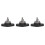 3Pièces Bloc De Distribution Puissance Noir Compact Pour Bateaux 8