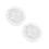 2Pcs Waterproof Transparent PVC Round Table Cover with Elastic Grip 5