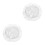 2Pcs Waterproof Transparent PVC Round Table Cover with Elastic Grip 6