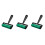 3Pcs Green Rubber Rollers Printmaking Brayers for Stamping Crafts 2