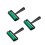 3Pcs Green Rubber Rollers Printmaking Brayers for Stamping Crafts 4