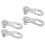 8Paires De Argent Pour Mini Vélos Vtt 2