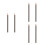6Pcs Durable Coffee Waterproof Eyebrow Pencil with Precision Pull Line 5