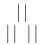 6Pcs Durable Coffee Waterproof Eyebrow Pencil with Precision Pull Line 8