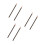 6Pcs Durable Coffee Waterproof Eyebrow Pencil with Precision Pull Line 9