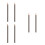 6Pcs Durable Coffee Waterproof Eyebrow Pencil with Precision Pull Line 10