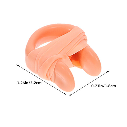 8Pièces Accessoires Natation Pinces Emulsion Beige Antidérapantes 2