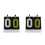 2Pièces De Score Portable En Multisports Compact 10