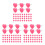 300Pcs Creative Pink Heart Thumbtacks for Bulletin Board Display 4