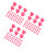 300Pcs Creative Pink Heart Thumbtacks for Bulletin Board Display 10