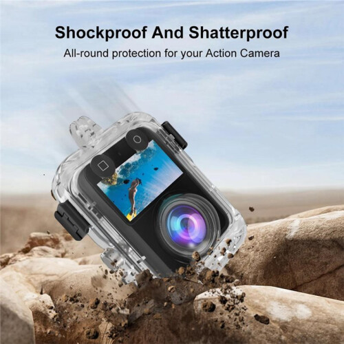 PULUZ Waterproof Camera Diving Case for  Osmo 360 Action Camera 40m Underwater Housing Shell Cover 2