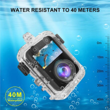 PULUZ Waterproof Camera Diving Case for Osmo 360 Action Camera 40m Underwater Housing Shell Cover