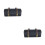 2Pièces Sacoche Cuir Noir Outils Étanche Durable 3