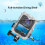 PULUZ Waterproof Camera Diving Case for  Osmo 360 Action Camera 40m Underwater Housing Shell Cover 9