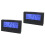 2Pcs Black Alarm Clocks with Weather Display for Desktop 4