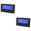 2Pcs Black Alarm Clocks with Weather Display for Desktop 6