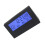 2Pcs Black Alarm Clocks with Weather Display for Desktop 9