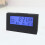 2Pcs Black Alarm Clocks with Weather Display for Desktop 10