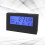 2Pcs Black Alarm Clocks with Weather Display for Desktop 11