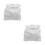 2Pièces Pochettes Blanches En , Élégantes Et 4