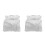2Pièces Pochettes Blanches En , Élégantes Et 5