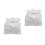 2Pièces Pochettes Blanches En , Élégantes Et 6