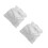 2Pièces Pochettes Blanches En , Élégantes Et 9