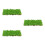 3Pcs Nylon Model Train Grass Clusters Green for Sand Table Dioramas 4