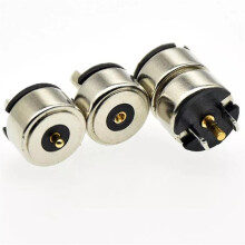 5 Paar Magnetische Pogo-Pin-Steckverbinder, 10 Stück, 8 mm, Stecker und Buchse, -Ladeanschluss für Pogo-Pin-Steckverbinder
