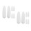 6Pairs White PVC Inflatable Boot Formers for Tall Boot Shape Support 7