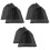 6Pcs Black Polyester Pond Pump Filter Bags Drawstring Mesh Storage Use 3
