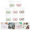 32Pcs Household Contacts Cases Tight Seal Transparent Compact Boxes 11