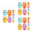 24Pcs Assorted Color Plastic Power Cord Holders No Drilling Plug Hooks 4