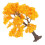 3Pcs Durable Yellow Wire Model Trees for Tiny Landscape Decoration 3