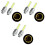 6Pièces Roue Lumière Rotative 3