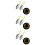 6Pièces Roue Lumière Rotative 8