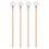 4Pcs Professional Felt Drum Mallets Wood Handle Purple for Drummers 9