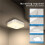Motion Sensor Ceiling Light, Wireless LED Closet Light with Auto-/Off, 100 Detection, for Closet Pantry Laundry 9